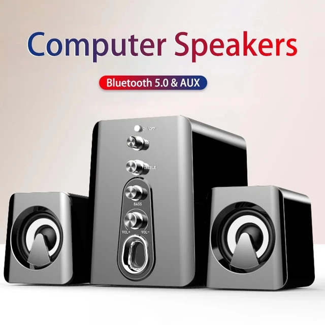 Altavoces de sonido envolvente de computadora  Altavoces de computadora  Subwoofer-Altavoz de computadora 4d - Aliexpress