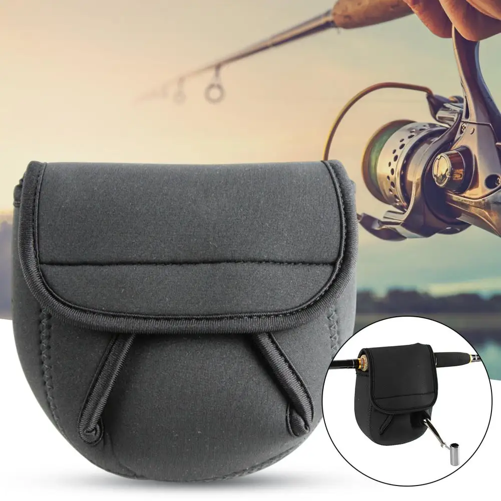 Fishing Reel Bag High Capacity Fastener Tape Trolling Spinning Casting  Wheel Protector Cover Fishing Reels Tackle Storage Pouch