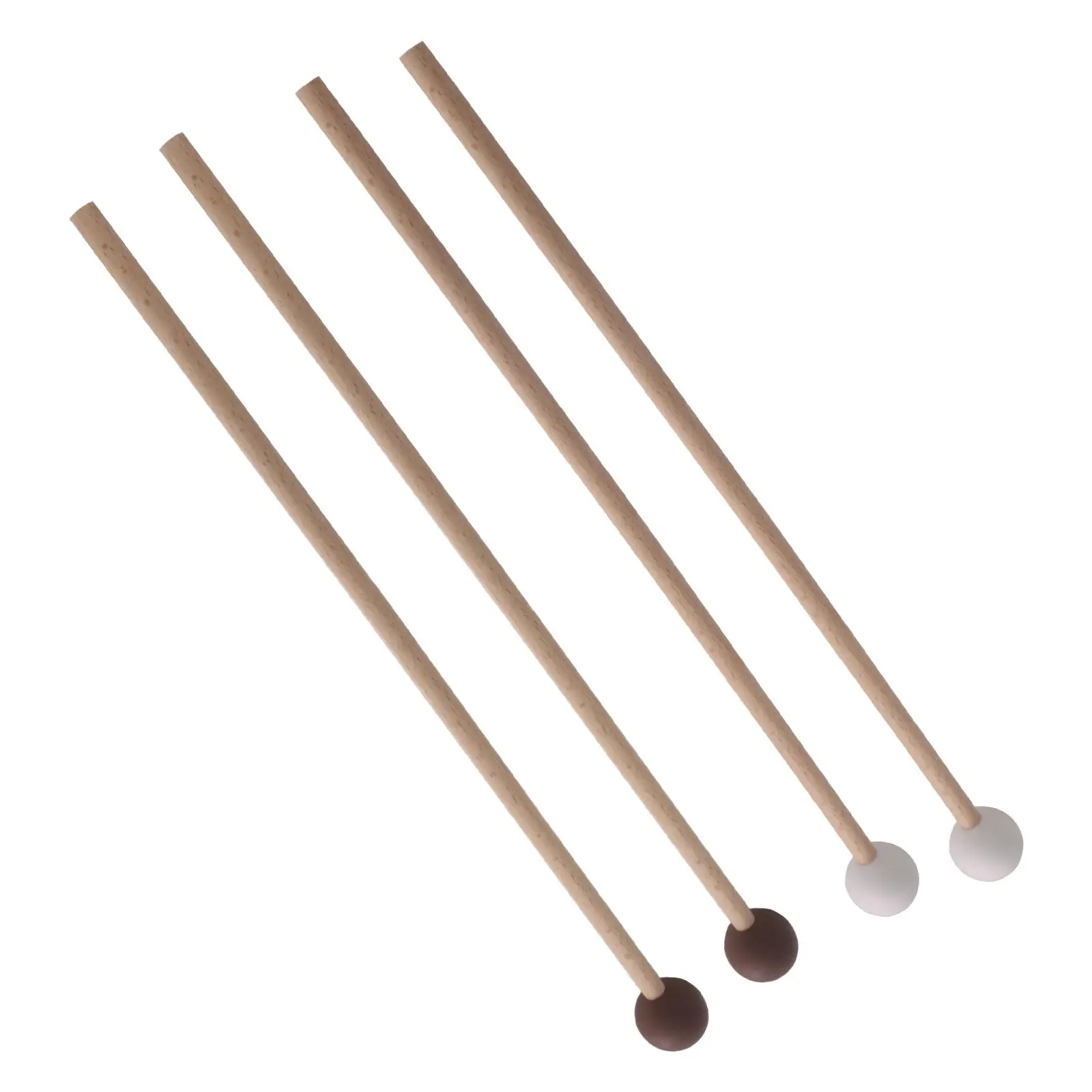 

2x Xylophone Mallet Rubber Head Bells Xylophone Glockenspiel Marimba Hammer