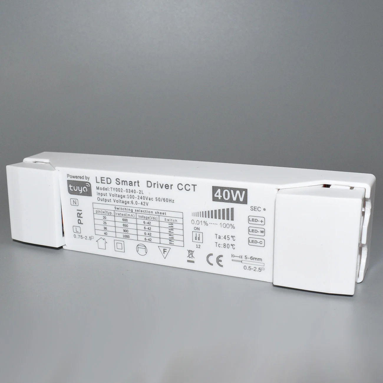 Selectable Current 40W Zigbee LED Driver 600mA 900mA 1000mA Tuya 12W Light Smart Power Supply DIP Switch 130mA 180mA 250mA 280mA
