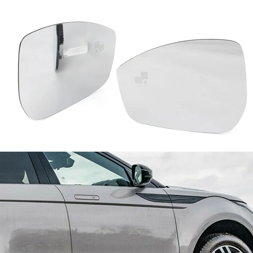 

1Pair Car Rear View Mirror Glass With Blind Spot For Land Rover Range Rover Evoque 2014-2018 For Discovery Sport 2015-2017