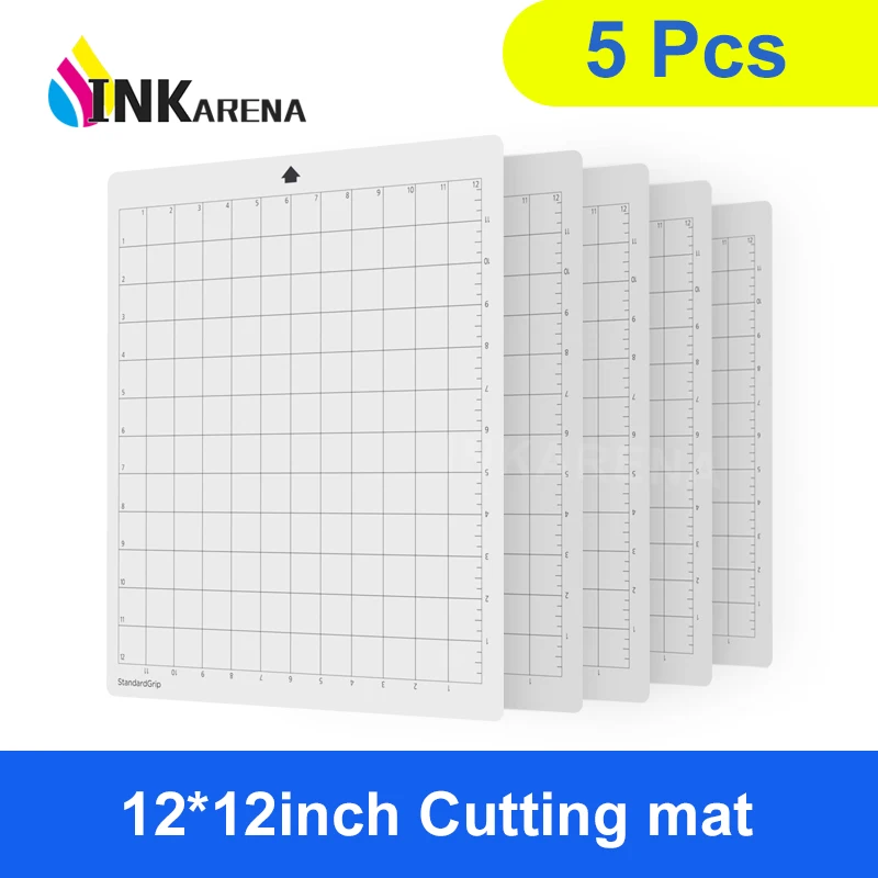 Cutting Mat for Cricut Explore One/Air/Air 2/Maker [Standardgrip,12x12  inch,1pc] Adhesive&Sticky Non-slip Flexible Gridded Mats