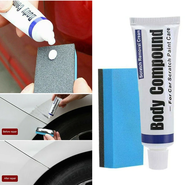 Car Scratch Repair Polishing Wax Kits Sponge Body Compound Cream Wax Car  Body Compound Scratch Remover Vehicle Paint Scratch Repair - Auto Paint