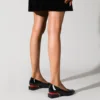 Women's Fashion Forward Pumps & Loafers - Low Chunky Heel, Sleek Pointed Toe. Elegant and Dressy Shoes 5