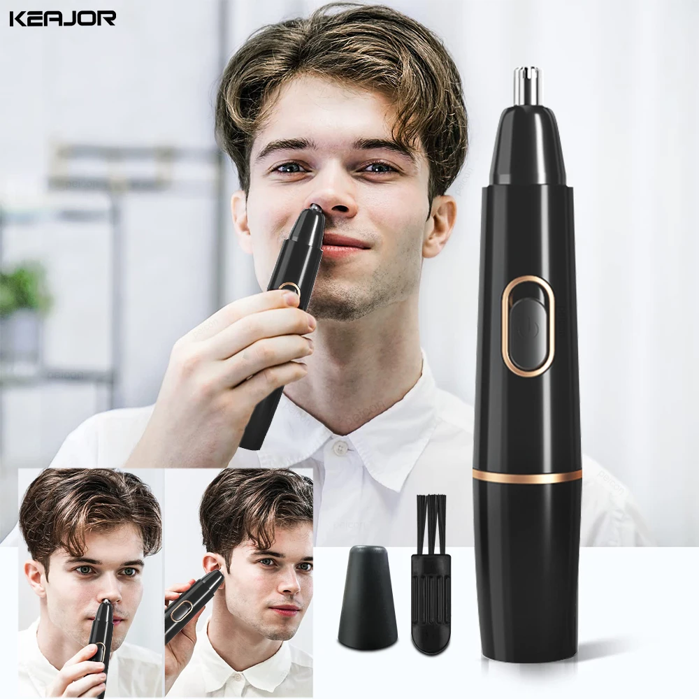 ElectricNoseHairTrimmerForMenNoseEarClipperMiniEyebowCutter