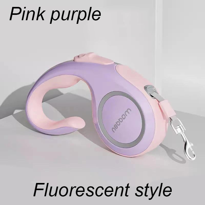 Durable Nylon Traction Rope Belt for Dogs - Flexible Automatic Extension for Walking and Running