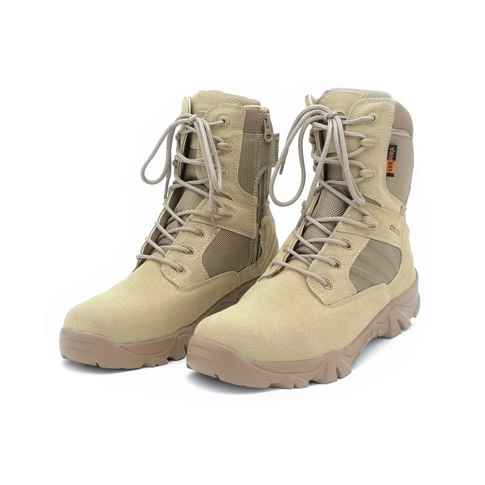 Men's Boot Combat Mens Camo Ankle Boots Tactical Big Size Boot Male Shoes Work Safety Shoes Motocycle Men Boots