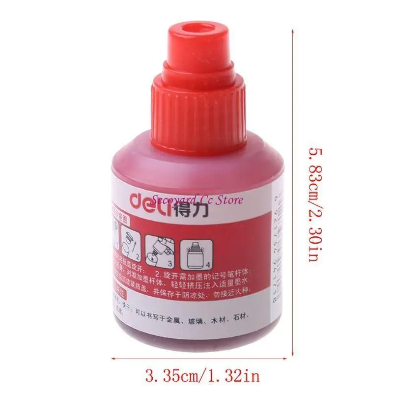 N3UC 12ml 딥 펜 잉크 병 검정/파랑/빨간색 잉크 만년필 서예 펜 미술 서예 쓰기 학생에게 사용 가능