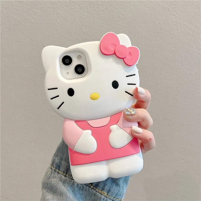 漫画かわいい弓ピンクハローキティ iPhone 15 14 13 12 11 プロ