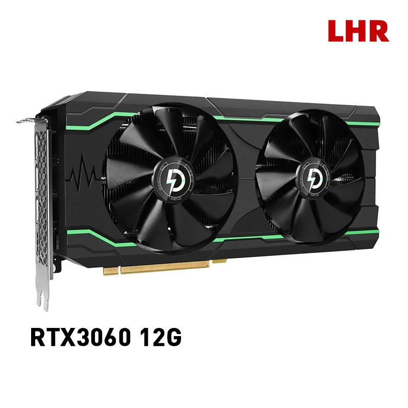 best graphics card for gaming pc New RTX3060 Ultra W Graphic Card 12GB GDDR6 Gaming Video Card RGB Computer GPU Support One-Key OC LHR graphics cards computer Graphics Cards