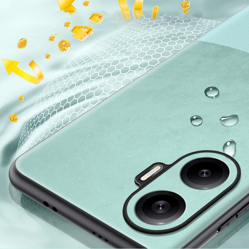 Luxury Shockproof Leather Case - Premium Protective Cover and Bumper