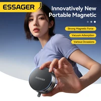 Essager Magnetic Suction Cup Phone Holder for iPhone 12-16 Stand Portable Adjustable Mount for Kitchen Bathroom Glass Gym Mount - Image 2