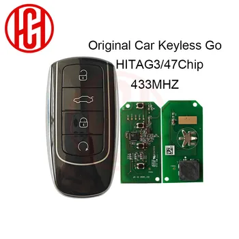 Chiave Intelligente Originale per Auto con Sistema Keyless Go, Telecomando 433Mhz con Chip ID47 per Chery Tiggo 8 Plus, Tiggo 8 Pro, OMODA