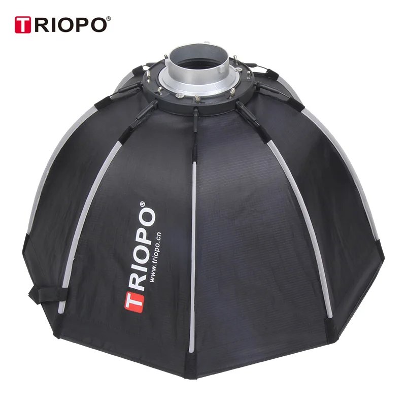 

Triopo K2 55cm 65cm 90cm 120cm Photo Portabe Bowens Mount Octagon Umbrella Softbox + Honeycomb Grid Outdoor Soft Box for Flash