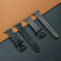 Bracelet en cuir de haute qualité pour homme, bande pour Apple Ultra 2, série 10, 9, 7, 8, 3, 4, 5, 6, SE, 44mm, 40mm, 38mm, 42mm, 41mm, 45mm, 49mm 5