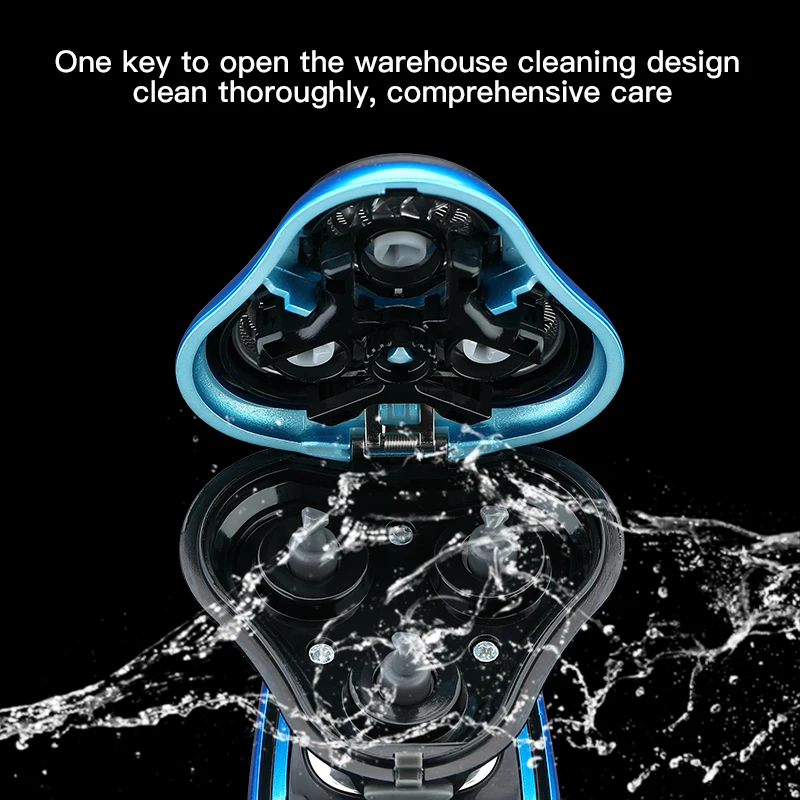 Xiaomi Electric Shaver Rotary Razor Beard Trimmer Waterproof Rechargeable Portable Hair Cutting Shaving Machine Clipper For Men 4