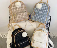 New Arrival Women Fashion Pu Soft Leather Double Zipper Shoulder Bags Large Capacity Backpack Handbag Casual Travel Backpacks 1