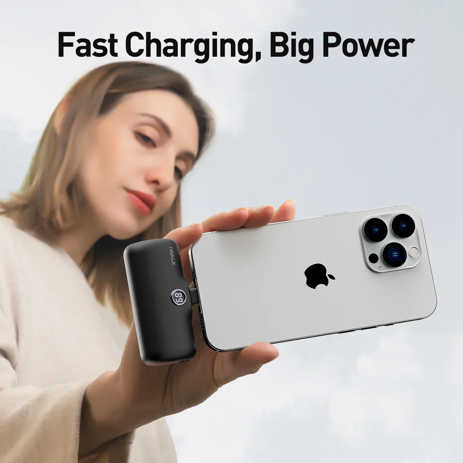 iWALK Portable Charger for iPhone All models: Mini 20W 4800mAh