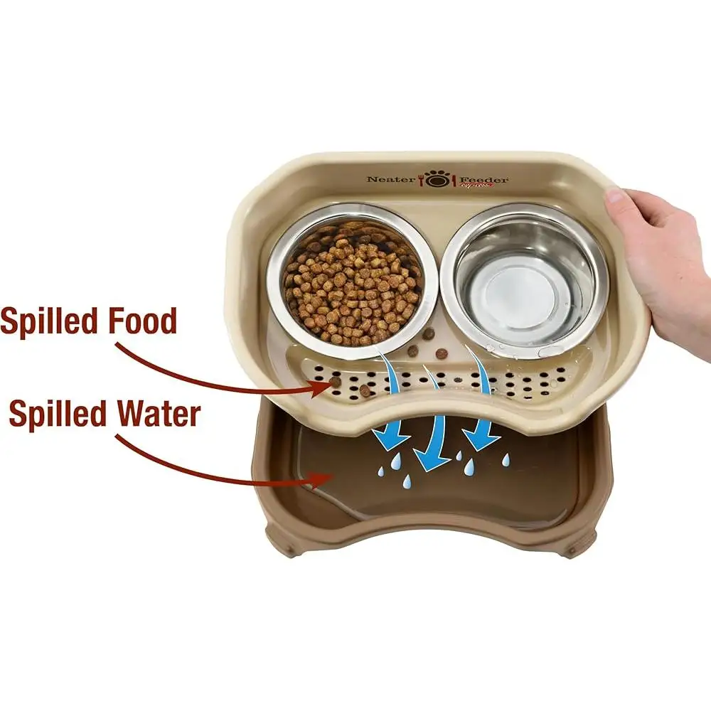 Mess-Proof Elevated Dog Bowls 4