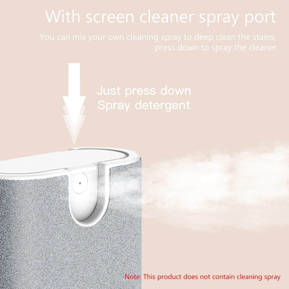 1-2Set 5 in 1 Cleaner Kit Phone Screen Cleaning Tools Bluetooth Earphone Cleaning Pen Portable Port Cleaning Brush For Airpods 4