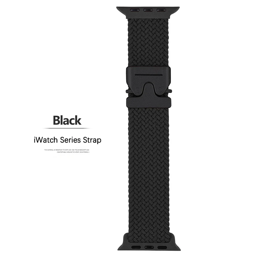 Enhanced Nylon Braided Parachute Buckle Watchband