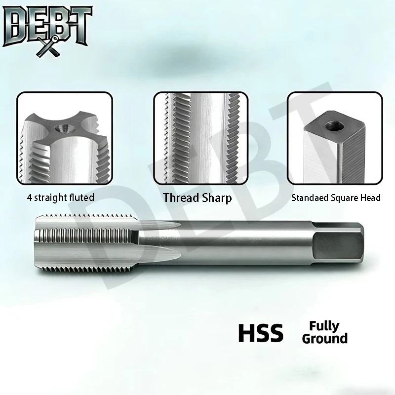 Debt M33 x 1.5 탭앤다이 세트, M33 X 1.5 HSS 나사절삭 공구