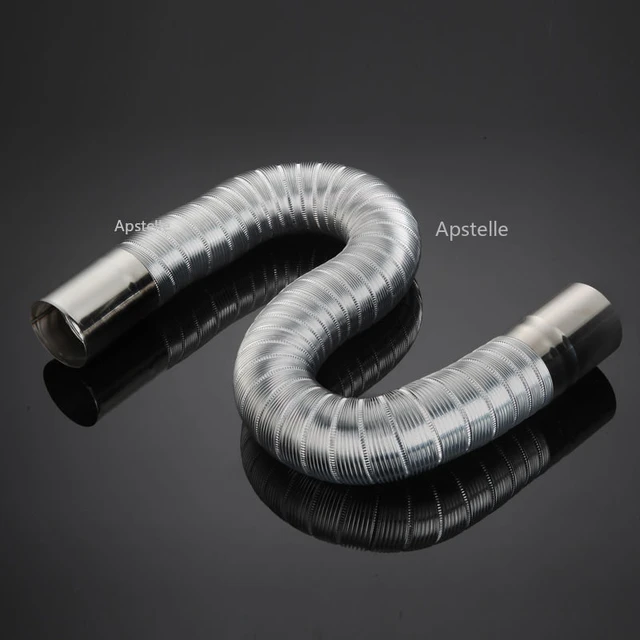 Aluminum Foil Telescopic Exhaust Pipe Extension Pipe Forced Exhaust Gas  Water Heater Stainless Steel Exhaust Pipe Extension - AliExpress