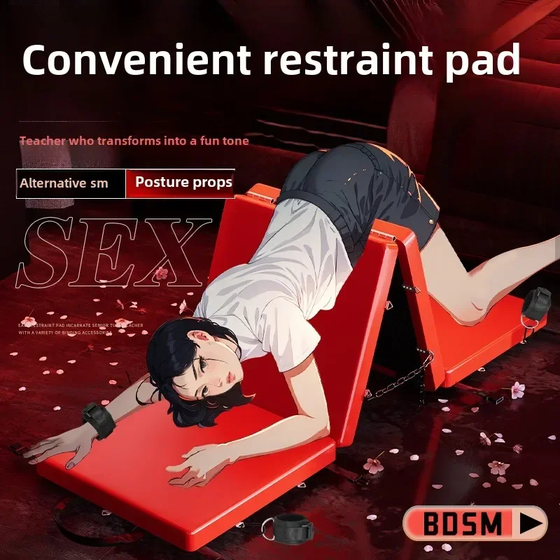 Sex Furniture Bondage Bdsm Folding Bed Indulgent Valentine's Treat Unshakable Bondage Slave Erotic Stool