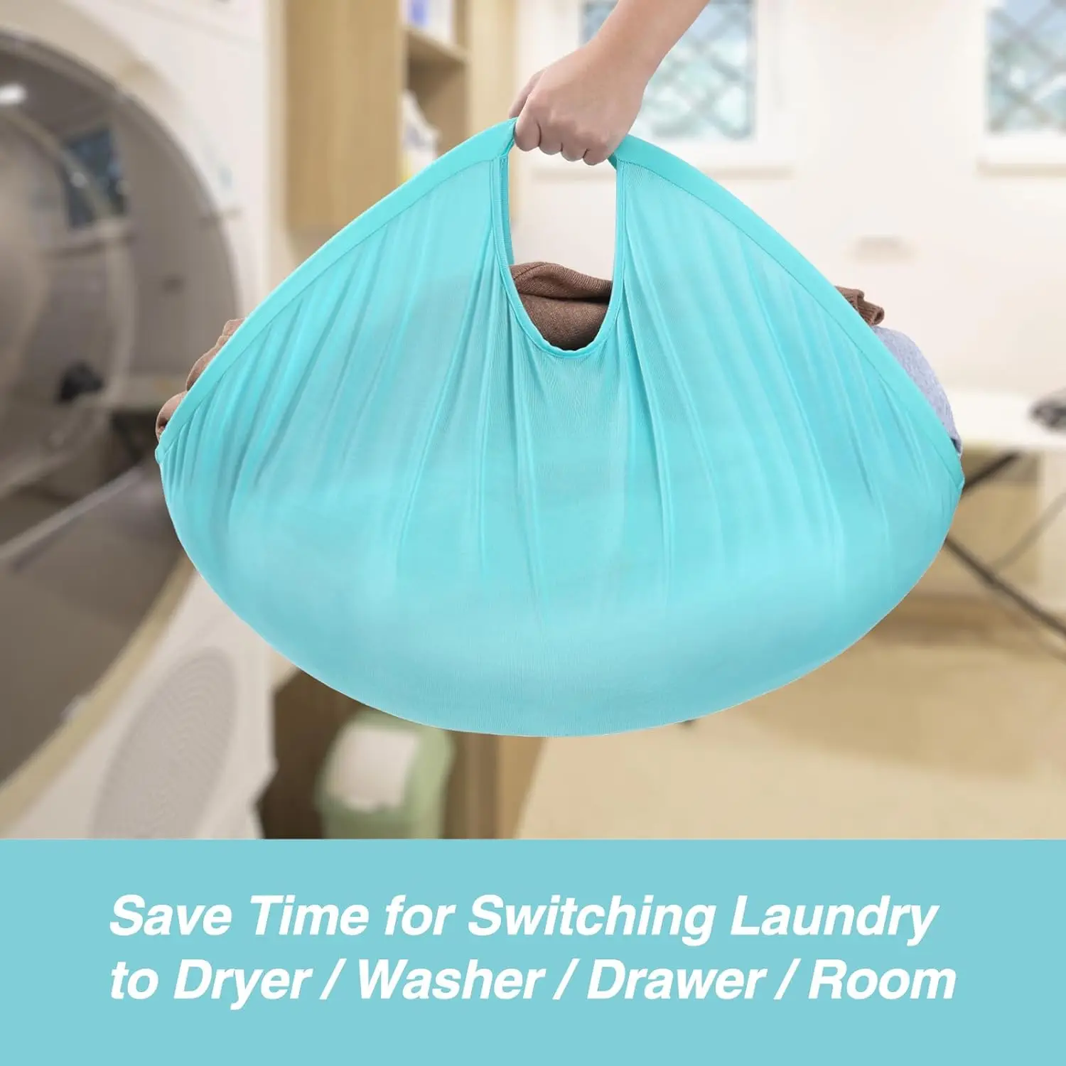 Laundry Hamper Basket Portable Foldable Dirty Clothes Storage Pop Up Bags laundry bag