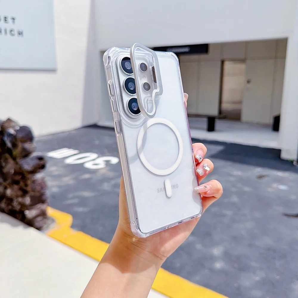 Magnetic Shockproof Clear Phone Protective Cover