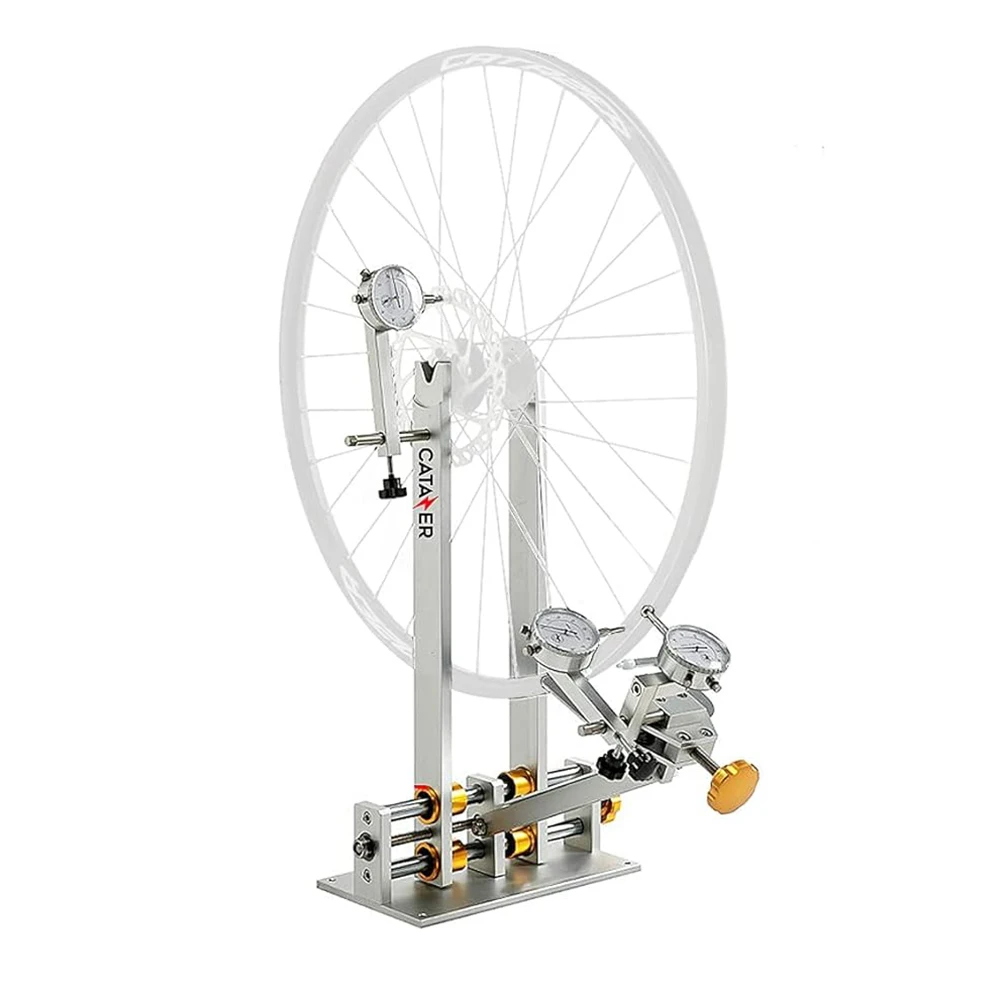 

Профессиональная подставка для колес Catazer, велосипедные регулируемые диски, набор колес для горного и шоссейного велосипеда, инструменты для ремонта велосипеда BMX