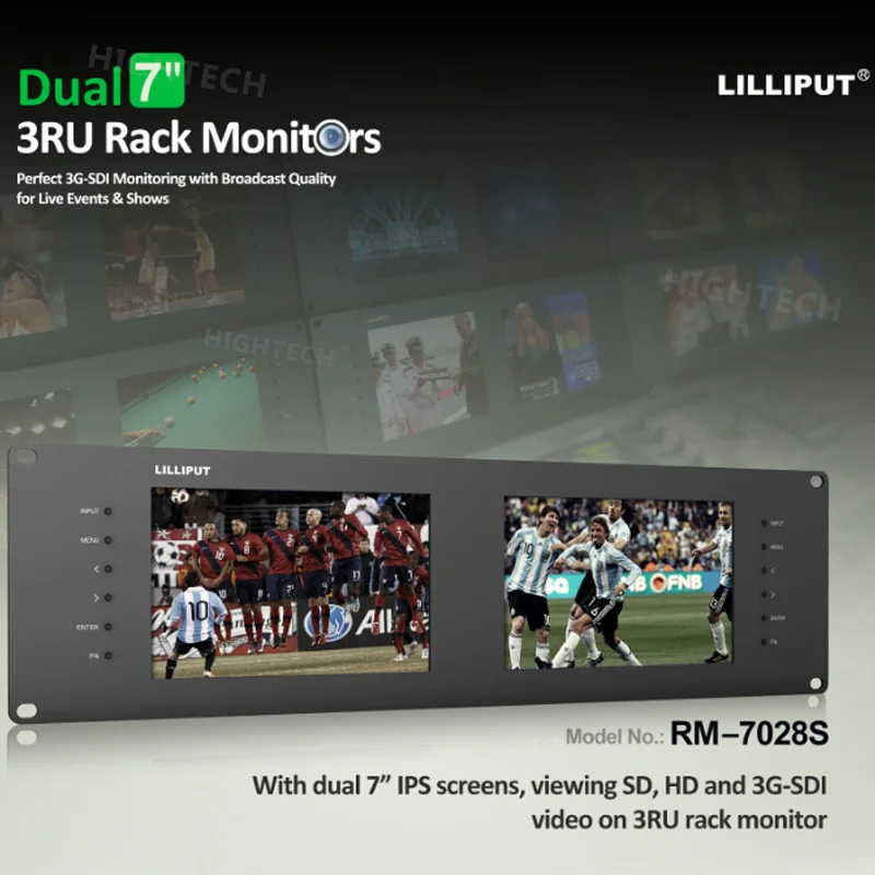 LILLIPUT RM-7025 RM-7028S RM7029S RM-503S RM1731S RM-1730S RM-0208S RM1731S-12G RM7026-12G 3RU 1RU rackmount monitor