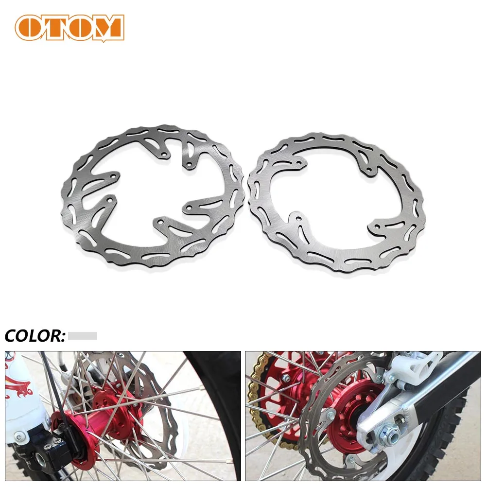 OTOM Motorcycle Brake Disc High-Carbon Chromium Steel Front And Rear 240mm Brake Flange For HONDA CRF250R CRF250X CRF450R/450X
