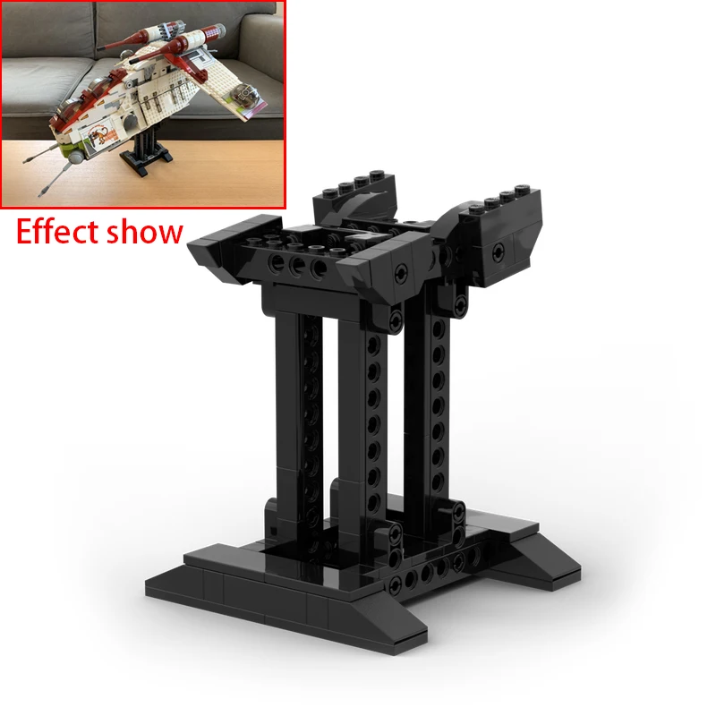 MOC 디스플레이 스탠드 리퍼블릭 건쉽 스탠드 모델 블록 DIY 75021 브릭 어린이 장난감 크리스마스 선물 브래킷만