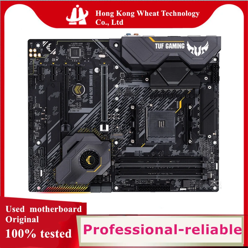 Amd X570 Tuf Gaming X570-Plus Scheda Madre Usata Presa Originale Am4 Ddr4 128Gb M.2 Nvme Usb3.0 Scheda Madre Desktop Sata3