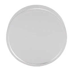 Aluminum Alloy Anodized Lens Protective Cap with Soft Flocking Finish (Light Grey)