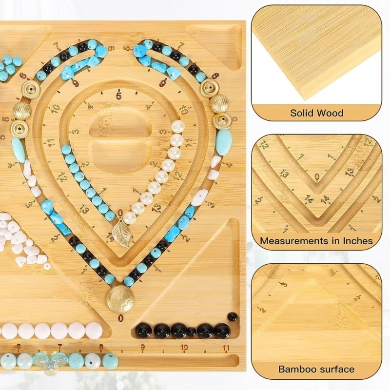 

Beading Board Tray Measuring Tool Bracelet Making Tray Bead Board Jewelry Dropship