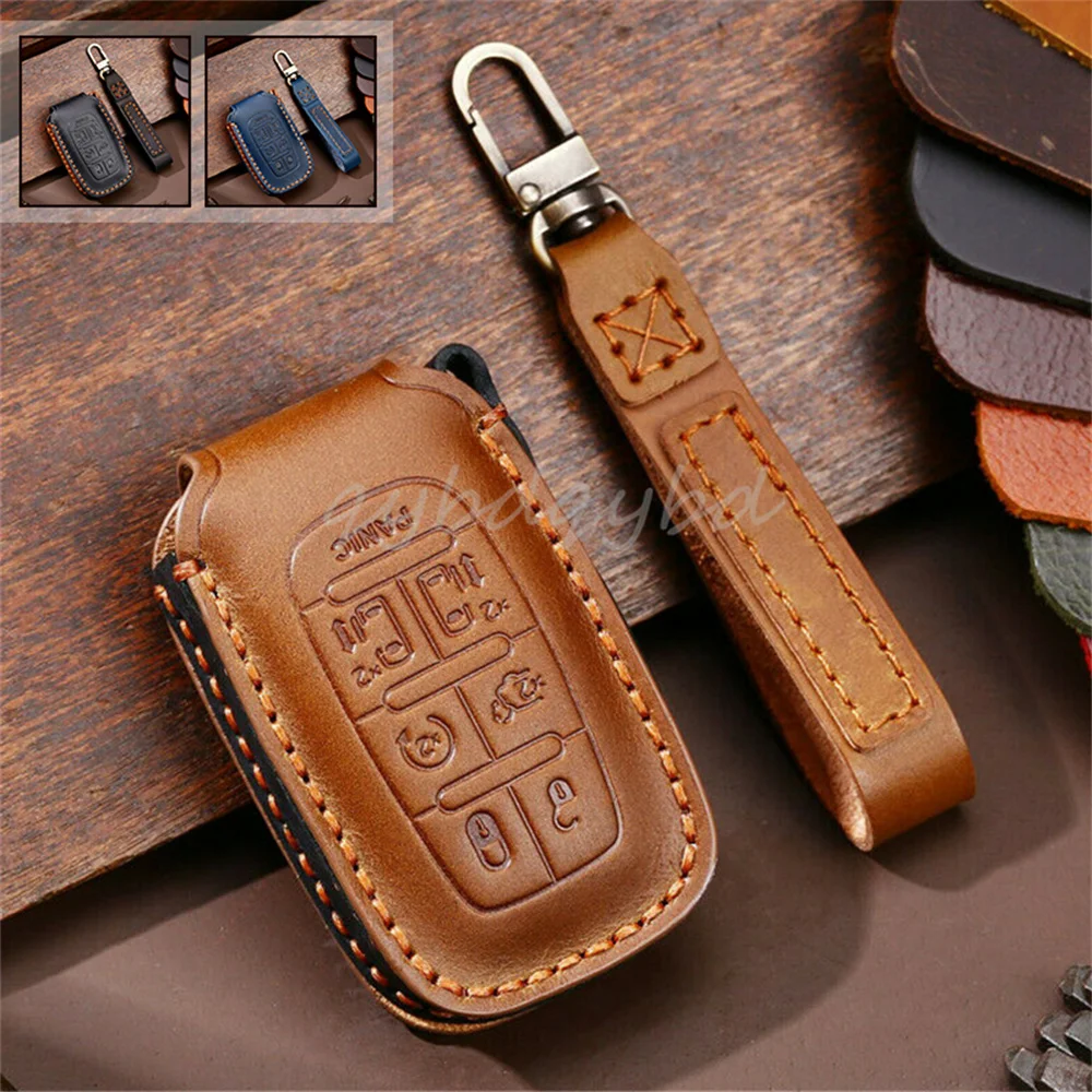 

Кожаный чехол с 7 кнопками для Chrysler Pacifica 2017 + аксессуары для стайлинга