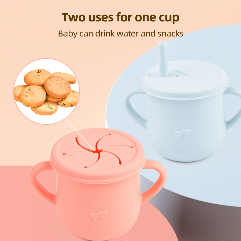 4/6/8PCS Baby Soft Silicone Plate Set Food Grade Non-Slip Dinner Plate Cup Spoon Fork Set BPA Free Children Feeding Dinnerware 6