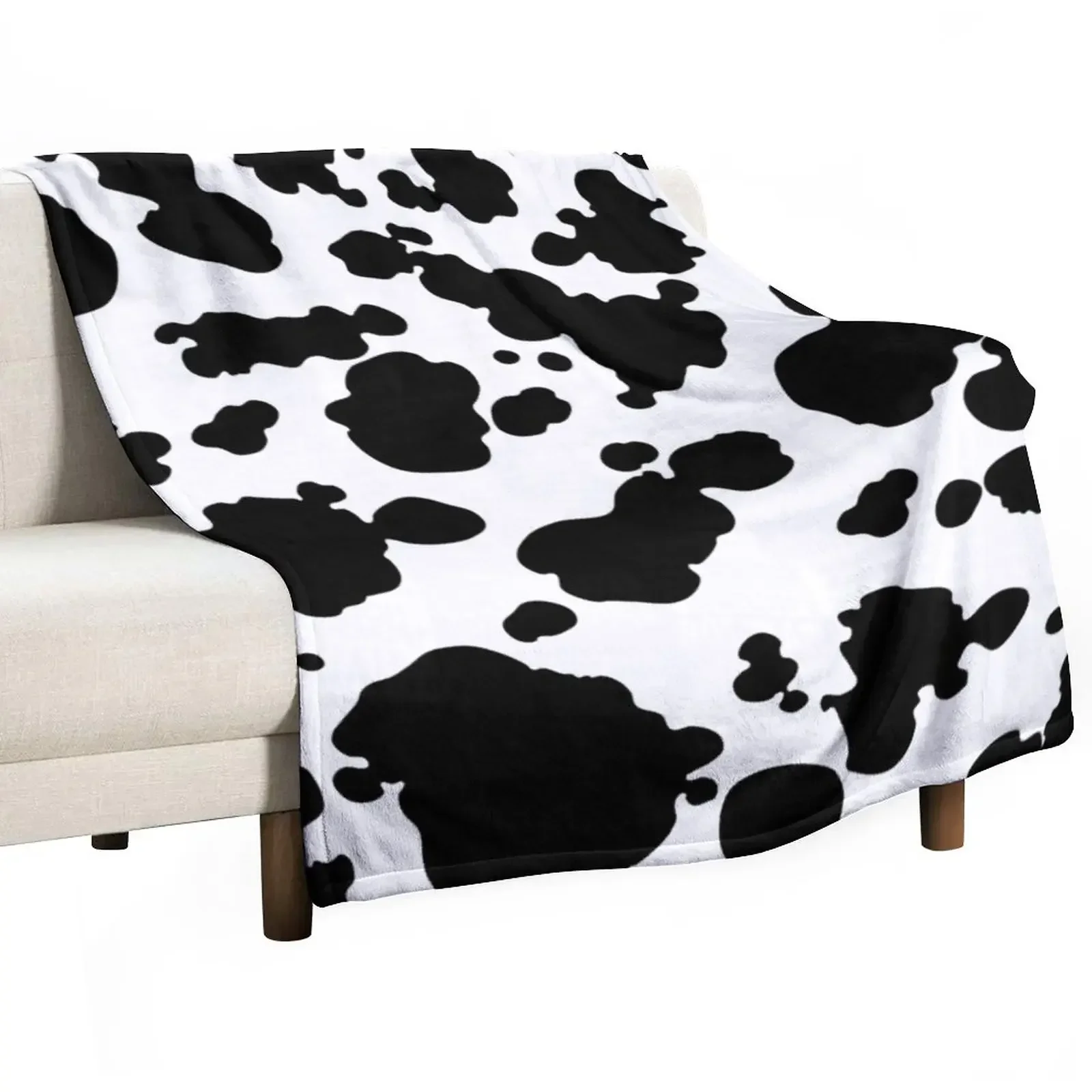 

Cow Print Throw Blanket Hairys Bed linens Blankets