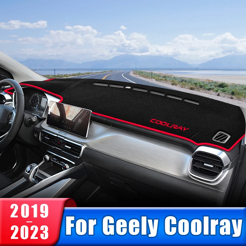 

Car Dashboard Cover For Geely Coolray SX11 2019 2020 2021 2022 2023 Instrument Desk Sun Shade Mat Non-slip Pad Accessories