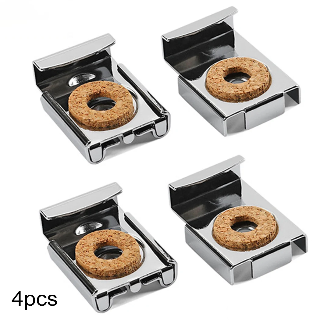 Mirror Fixing Kit 4pcs Bathroom Mirror Glass Wall Mounting Clips With Screws Hanger Brackets Hardware