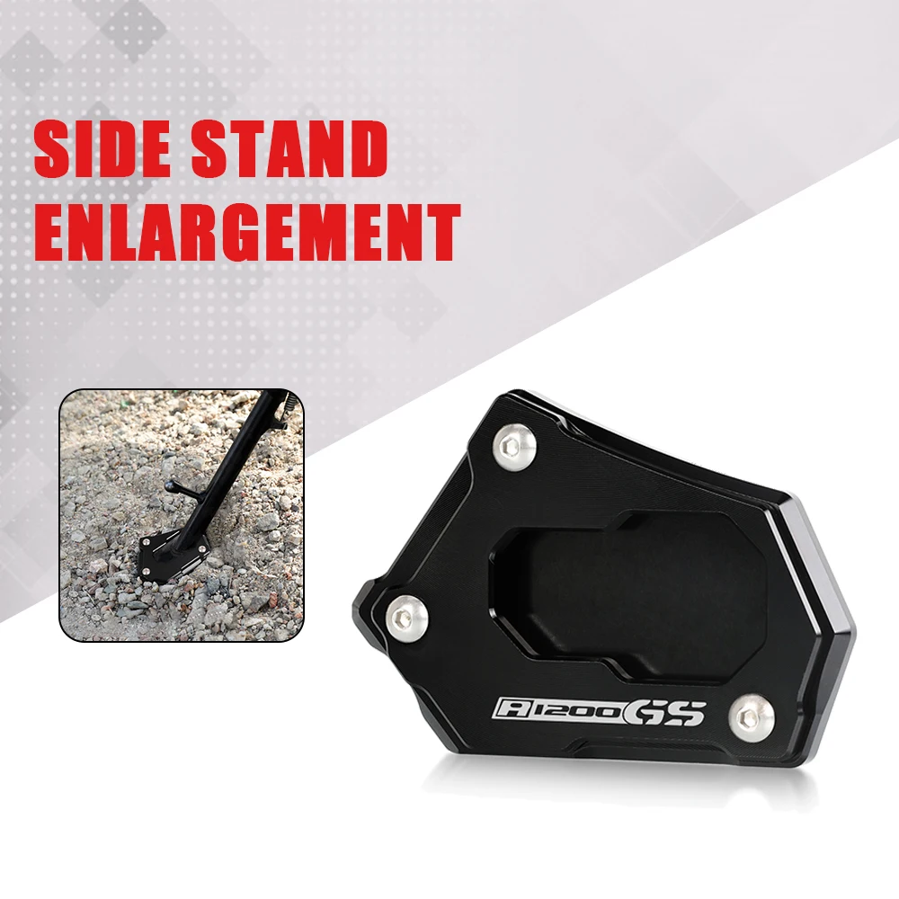 

For BMW R1200GS LC 2013 2014 2015 2016 R 1200 GS LC Adventure Large Kickstand Sidestand Foot Enlarger Extension Plate Pad