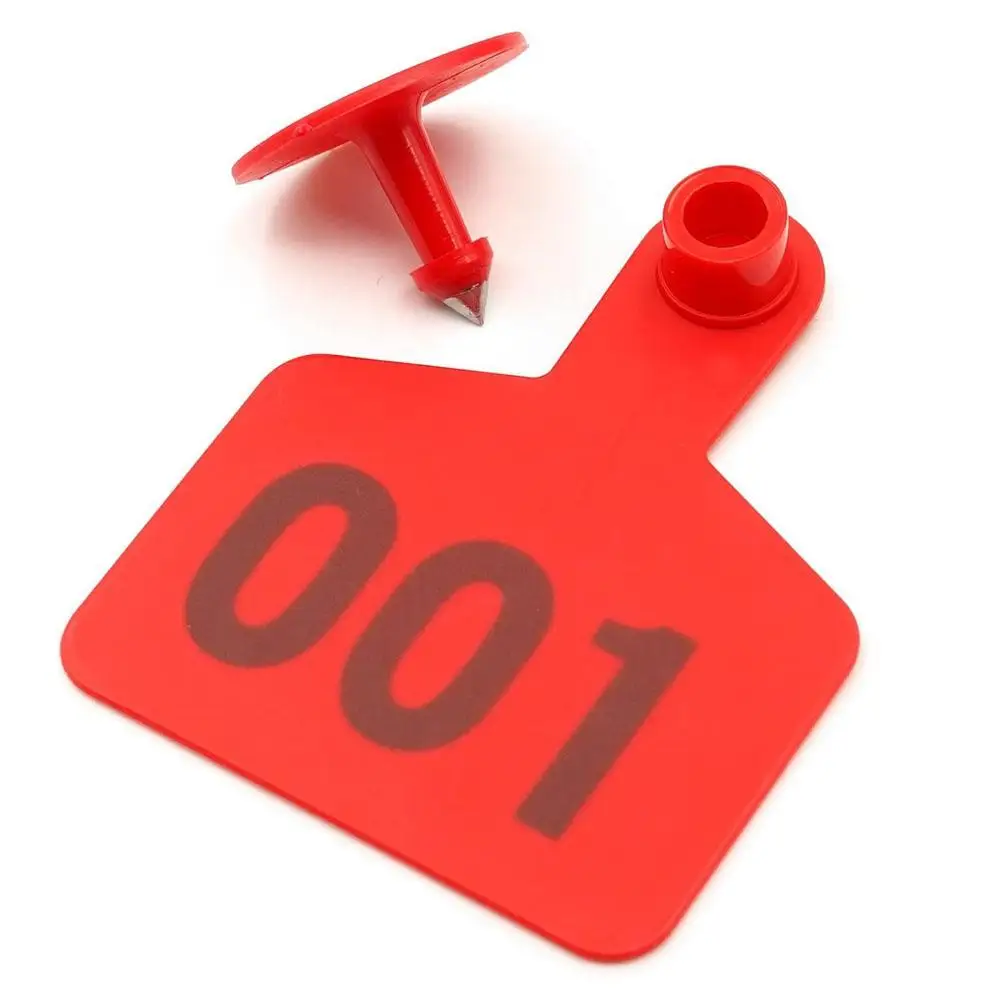 100 Stück Rinder-Ohrmarken, 1–100 Buchstaben-Identifikationsmarken für Zuchtfarmen, Rinderfarm, Markierungen, Ohrmarken, Vieh-Ohrmarken – Detail 9