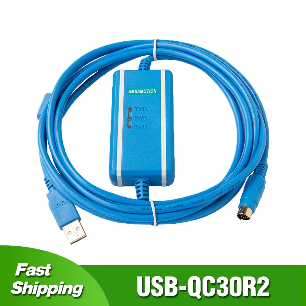 

USB-QC30R2+ Programming CableFor MELSEC Q Series PLC Goldplated Isolated Version