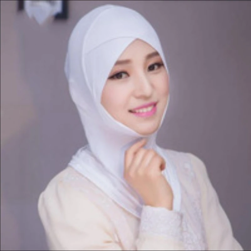 Gorro Turbante Musulmán Algodón Las Mujer Musulmanas Hijab Interior Pañuelo Gorra Islámica Modal Underscarf Sombreros Caliente Gorro Base Hijab Talla única