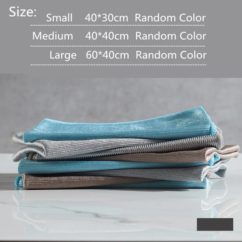 Microfiber Cleaning Cloth 6/5/3PCS Microfiber Glass Mirror Cleaning Cloth Kitchen Towels Wipe Wine Glass Napkins Metal Polishing Car Window Clean Rags