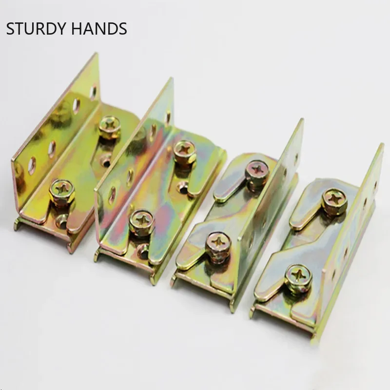 par cama feixe suporte de metal suporte cama dobradica prendedor placa madeira conector cama fixa canto ferragens moveis acessorios 02