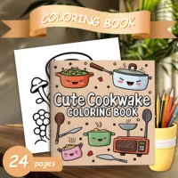Happy little Dog's Coloring Book 24 Unique Pages For Adults & Teens Relaxation Educational Doodles Book For Relaxation Gift 2