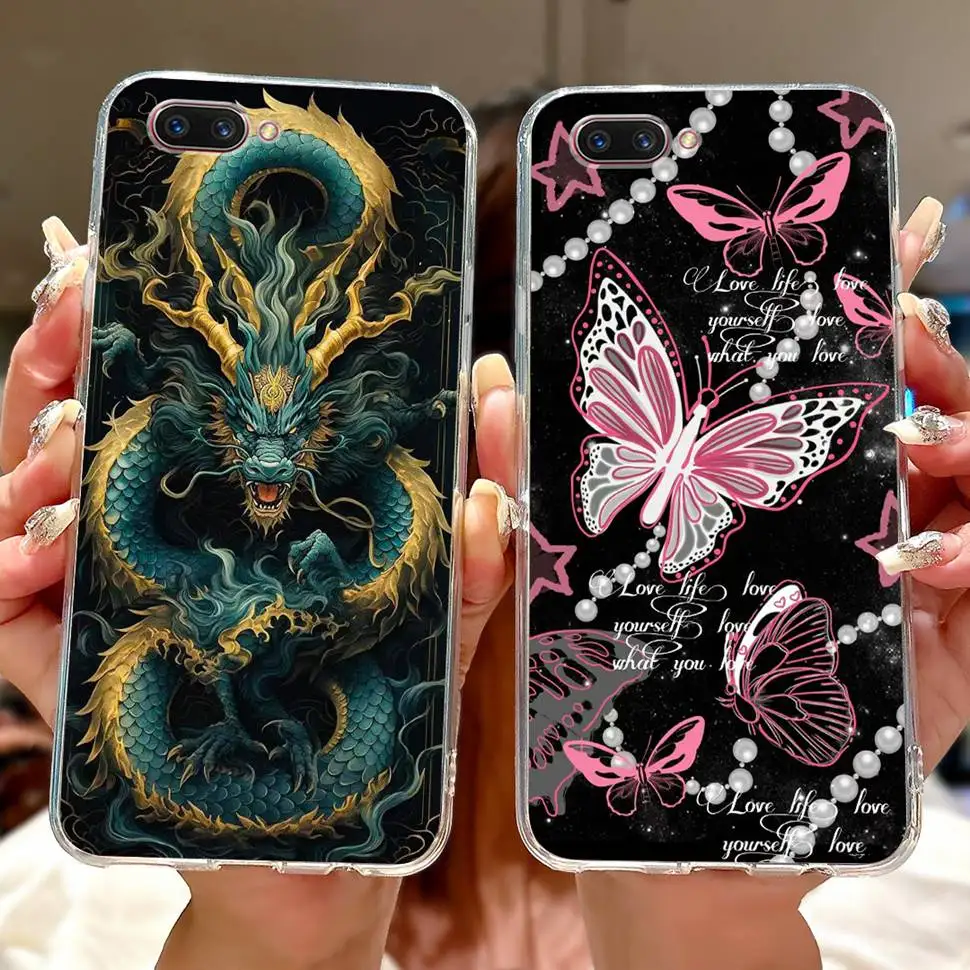 Cute Cartoon Soft Slim Phone Case Cover - Compatible with OPPO Models